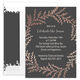 Gorgeous Foil Wreath Invitations Image 6 of 6